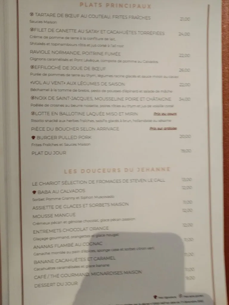 Menu_Le Jehanne_Rouen_image_3