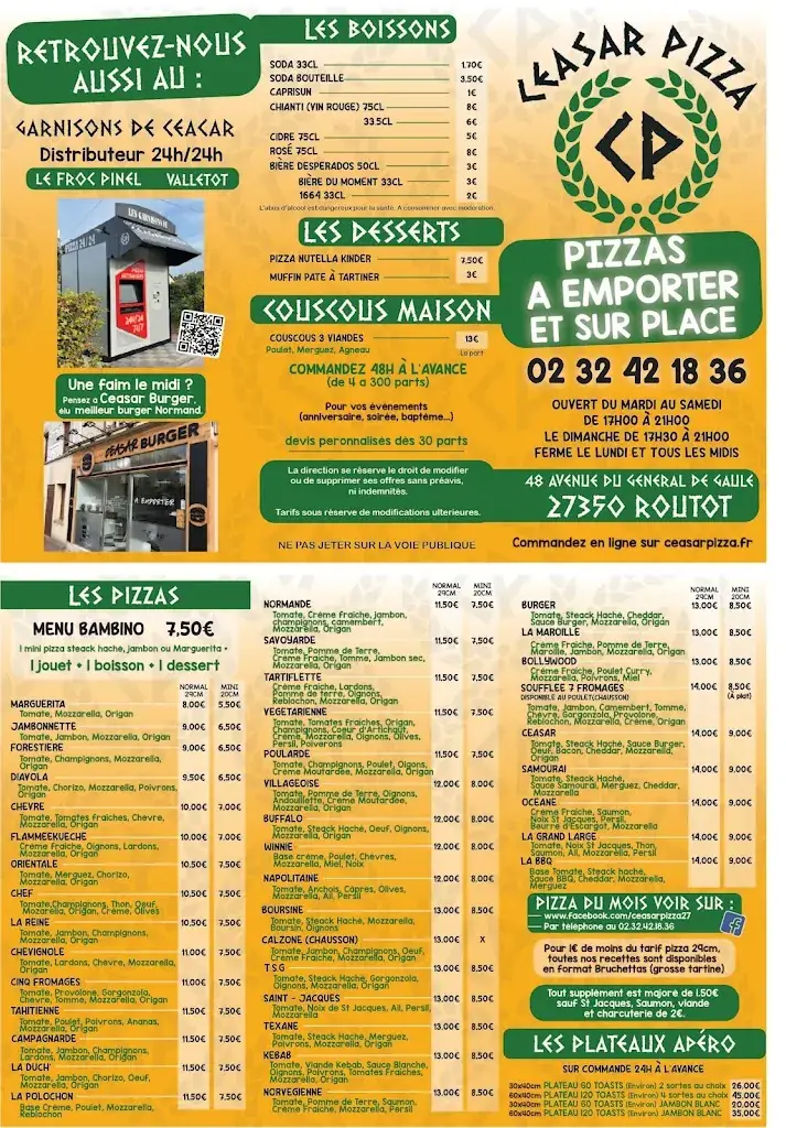 Menu_Ceasar Pizza_Routot_image_1
