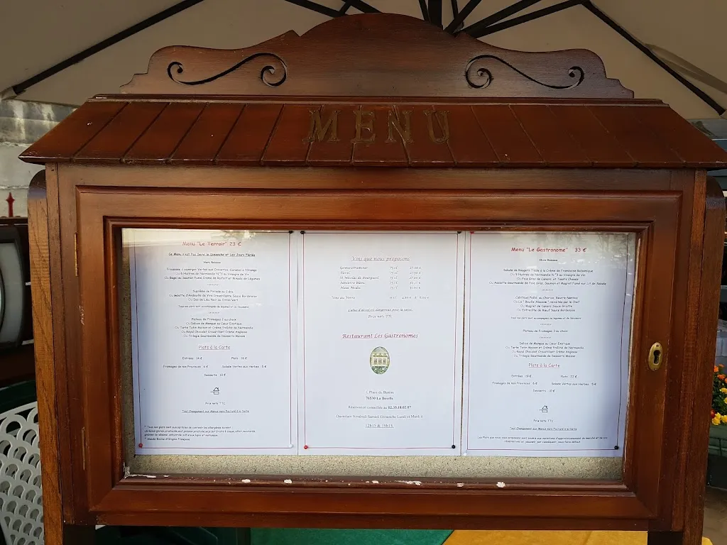 Menu_Restaurant Les Gastronomes_Bouille_image_1