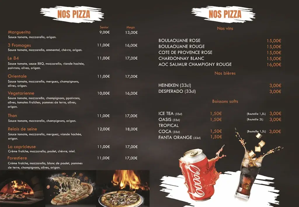 Menu_Pizzeria Le 84_Saint-Aubin-lès-Elbeuf_immagine_1