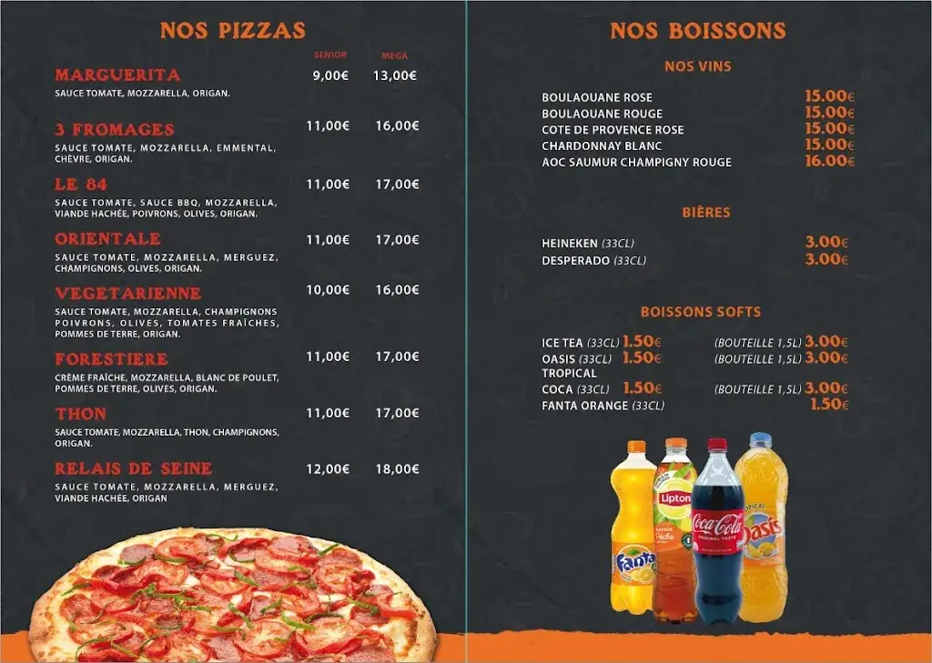 Menu_Pizzeria Le 84_Saint-Aubin-lès-Elbeuf_immagine_3