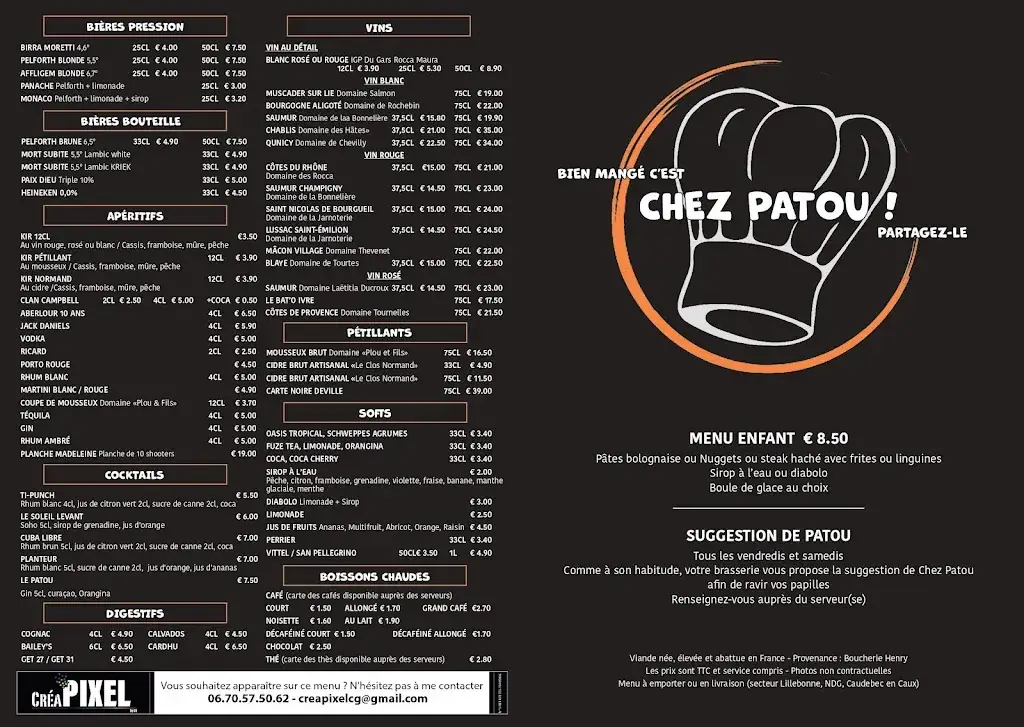 Menu_Chez patou_Saint-Arnoult_image_1