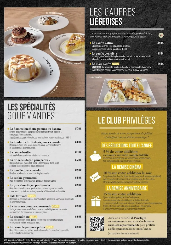 Menu_Restaurant Le Comptoir du Malt - Saint Contest_Saint-Contest_image_1