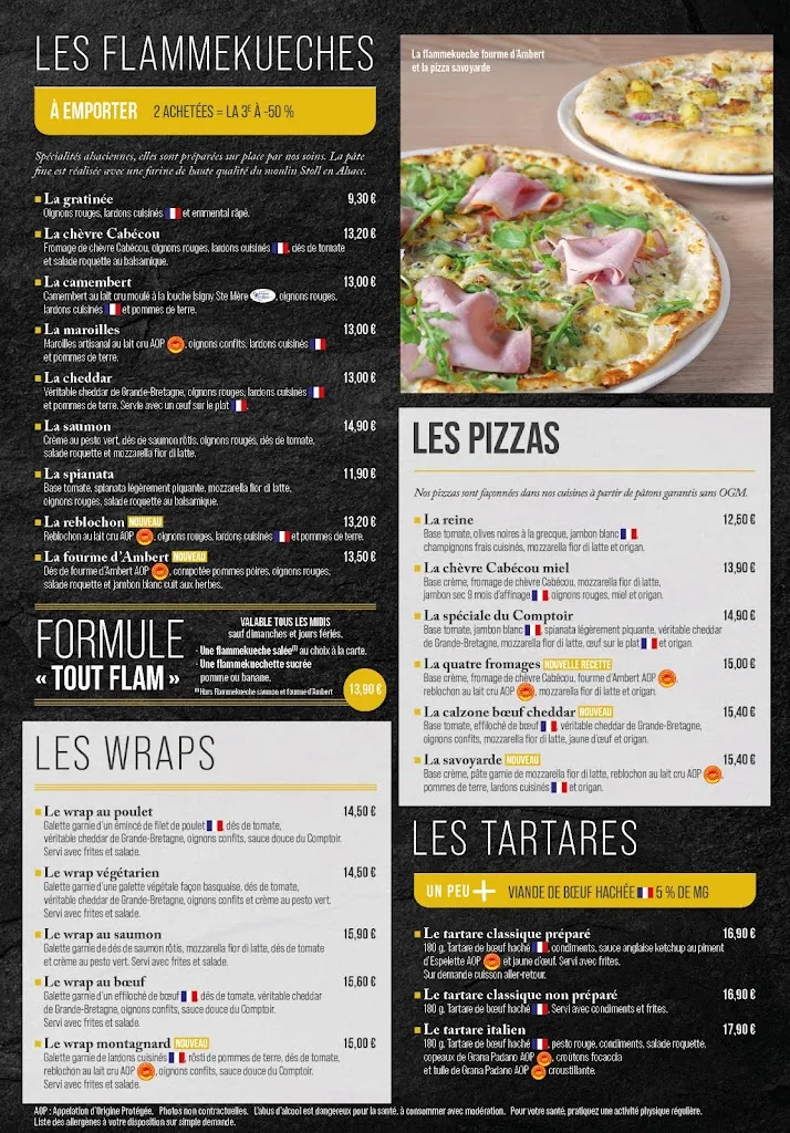 Menu_Restaurant Le Comptoir du Malt - Saint Contest_Saint-Contest_image_3