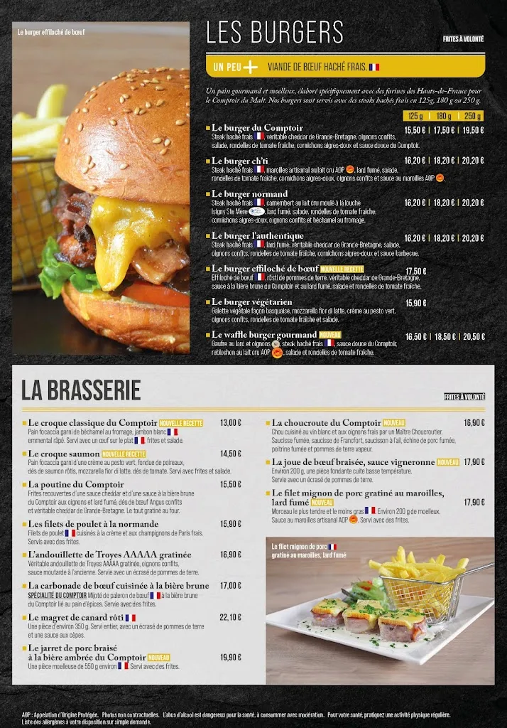Menu_Restaurant Le Comptoir du Malt - Saint Contest_Saint-Contest_image_4