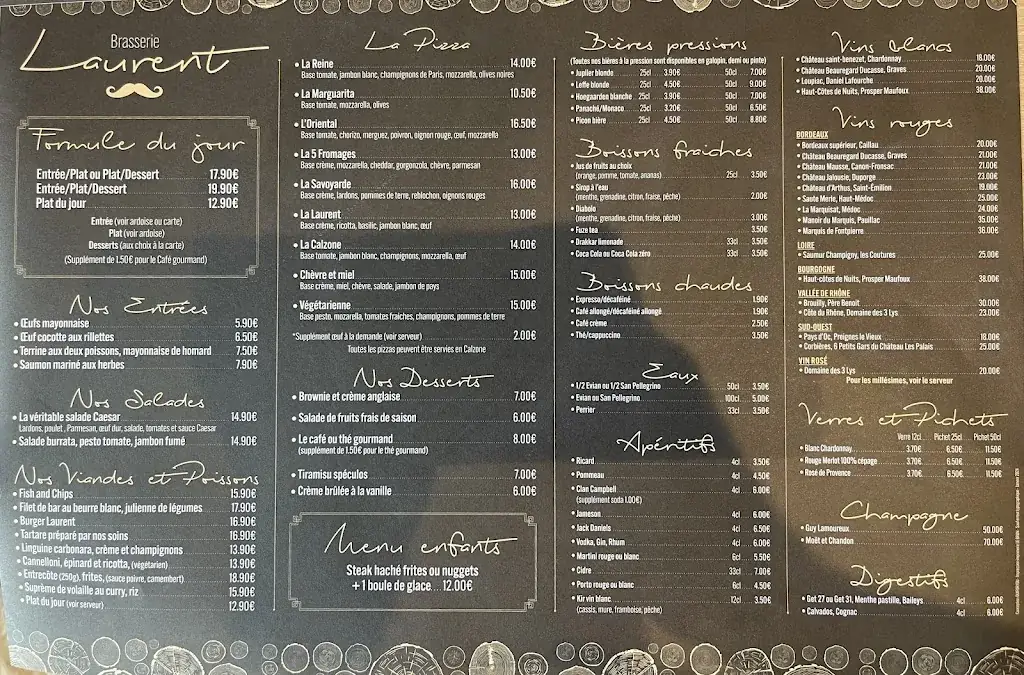 Menu_Brasserie Laurent_Saint-Contest_image_1