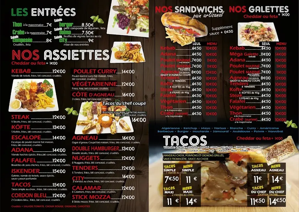 Menü_City Kebab Guilherand-Granges_Guilherand-Granges_Bild_1