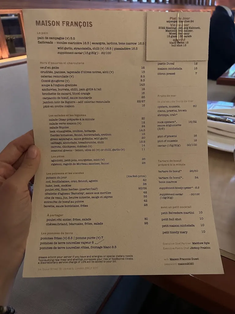 Menu_Maison François_Kingdom_image_4