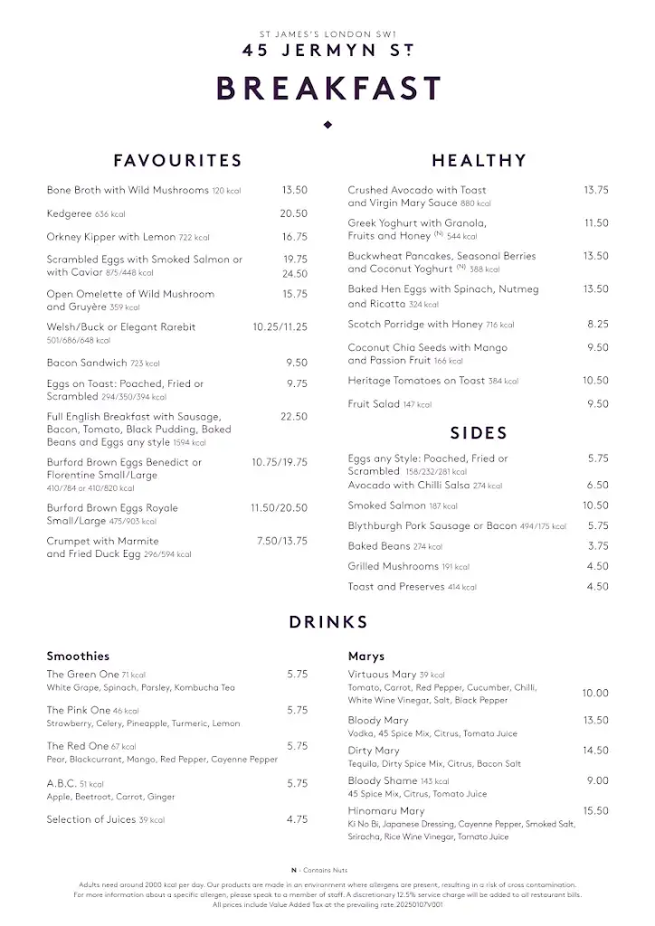 Menu_45 Jermyn St._Kingdom_image_2
