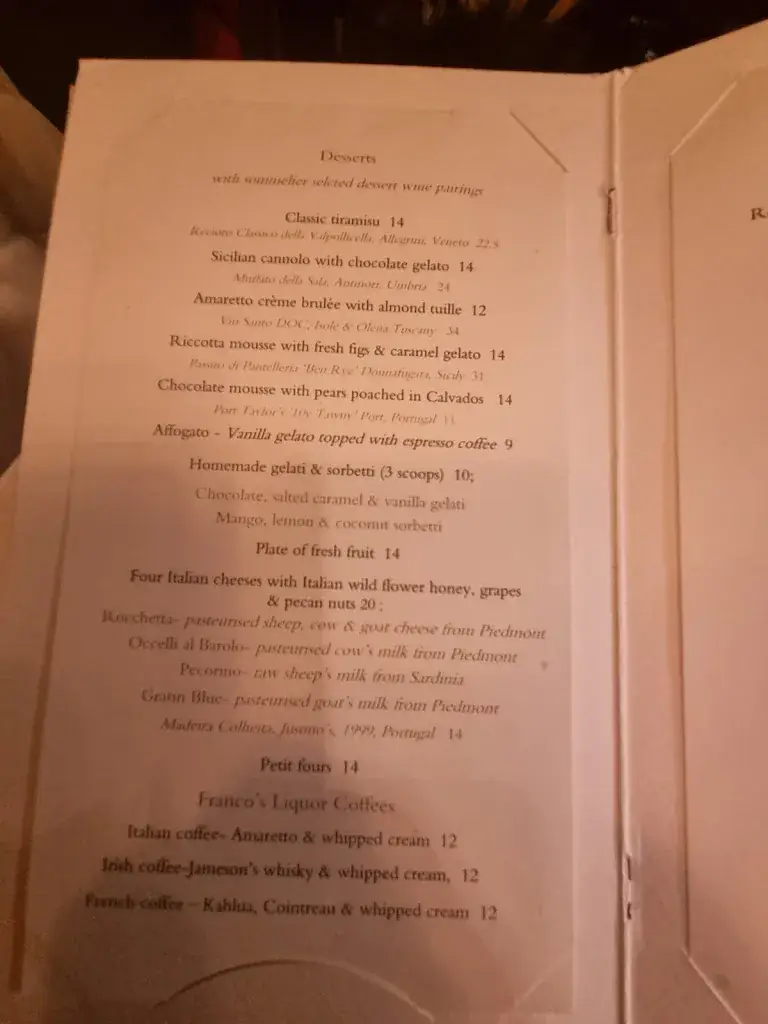 Menu_Franco's_Kingdom_image_4