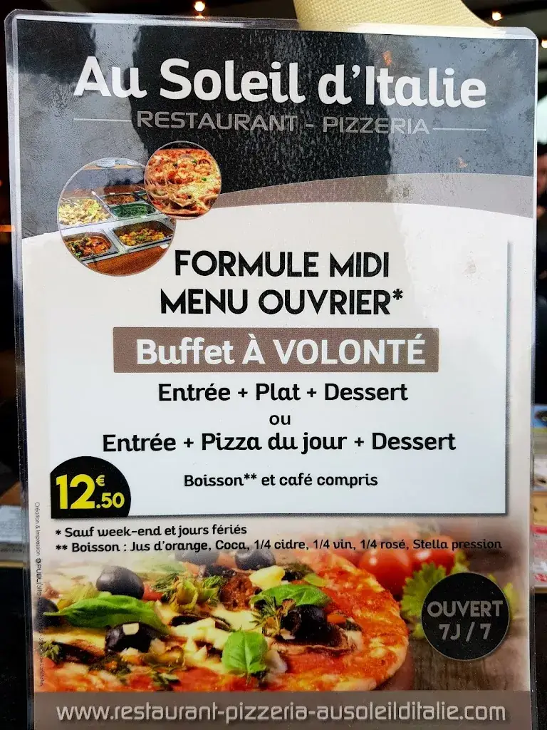 Menu_Au Soleil d'Italie_Saint-Hilaire-du-Harcouët_image_2