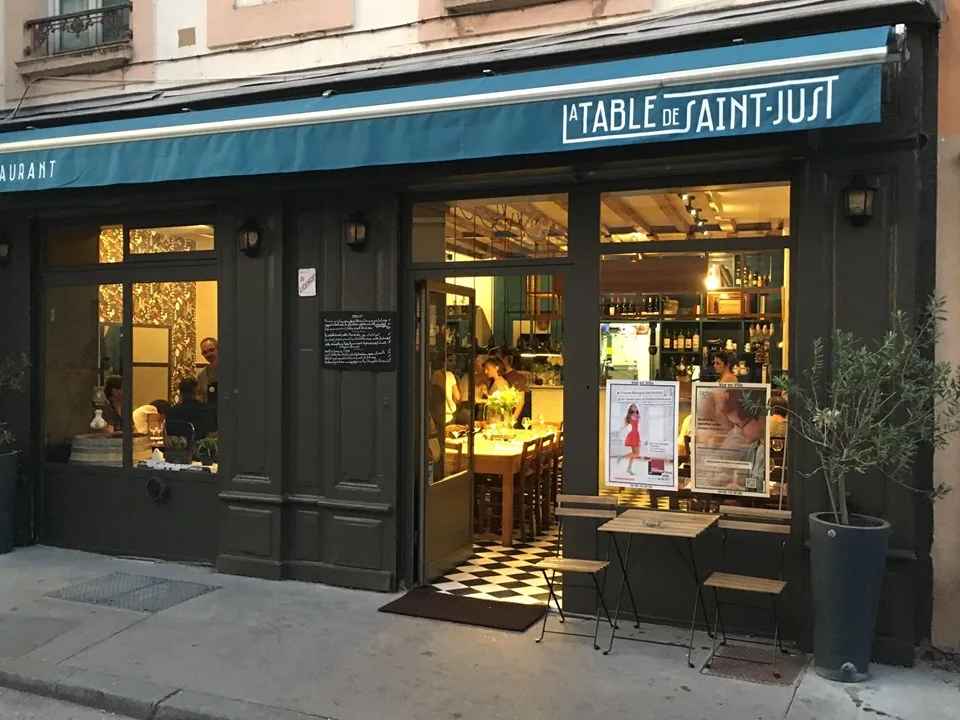 la table de Saint just ristorante a Lyon