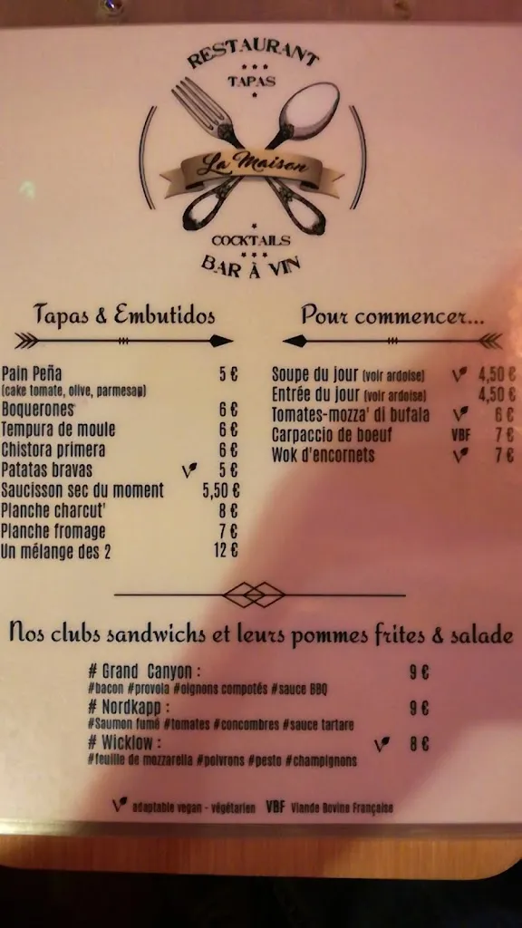 Menu_La Maison_Saint-Lô_image_1