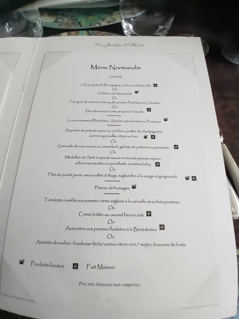 Menu_Restaurant La Bertelière_Rouen_image_1