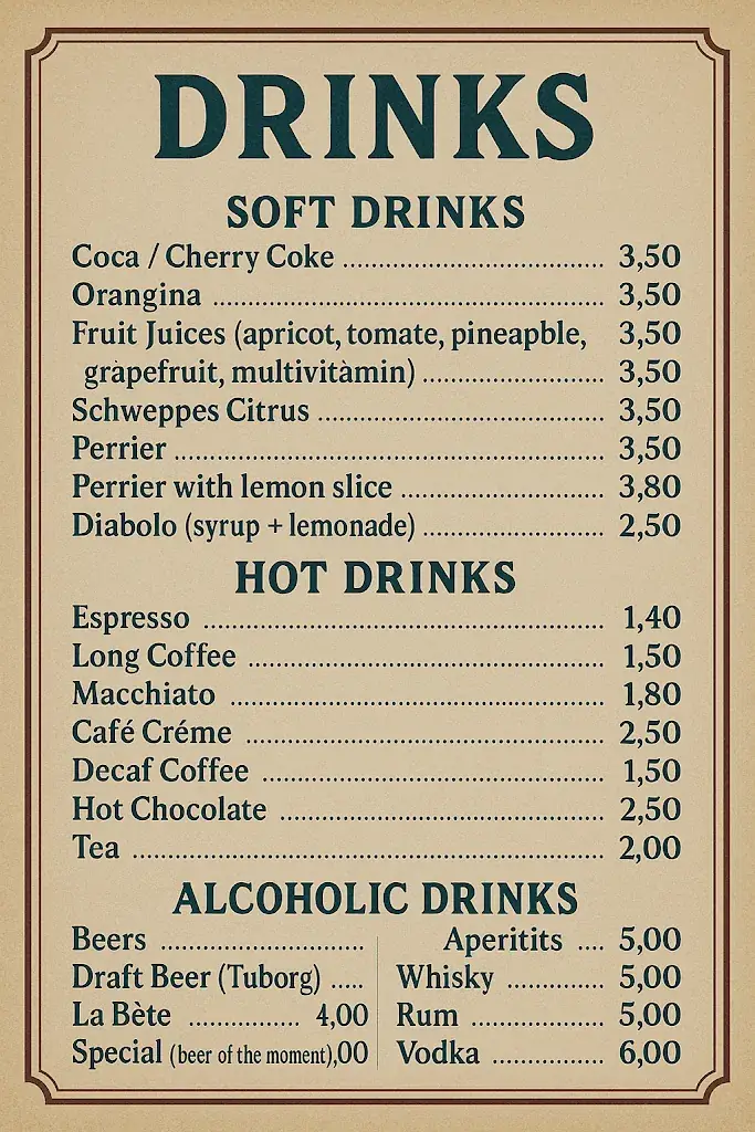 Menu_Le Bon Accueil chez Micka la Pépite Bar Retaurant_Saint-Pierre-du-Vauvray_image_2