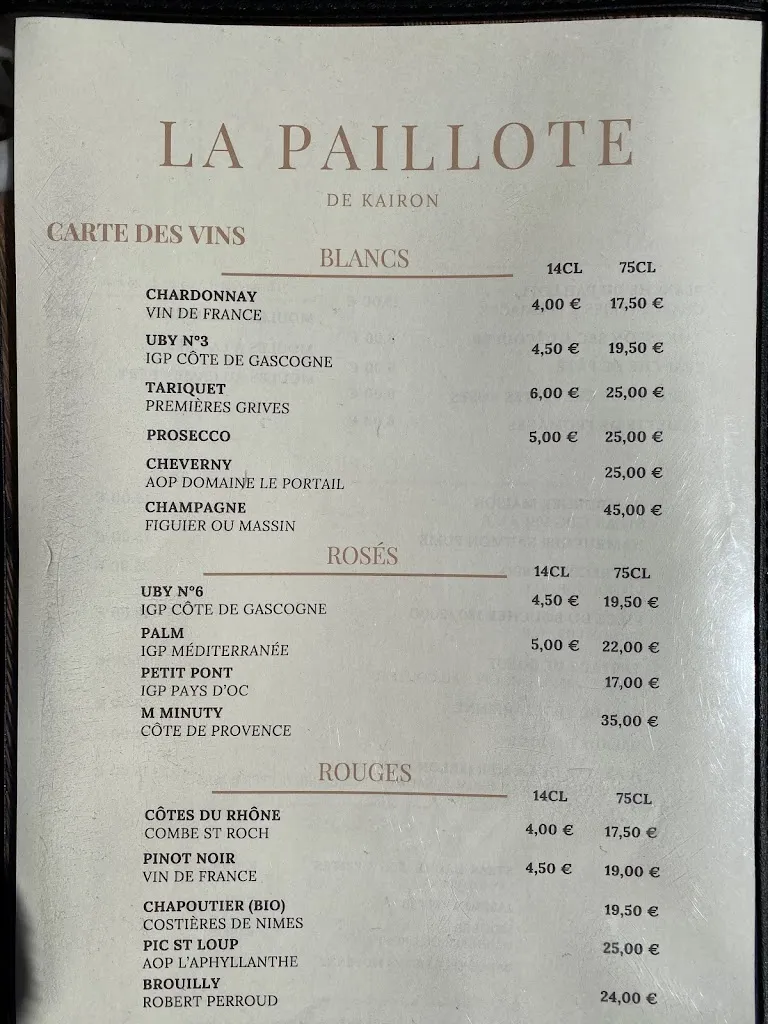 Menu_La Paillote_Saint-Pair-sur-Mer_image_3