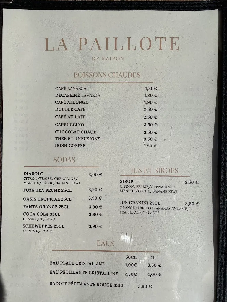 Menu_La Paillote_Saint-Pair-sur-Mer_image_4