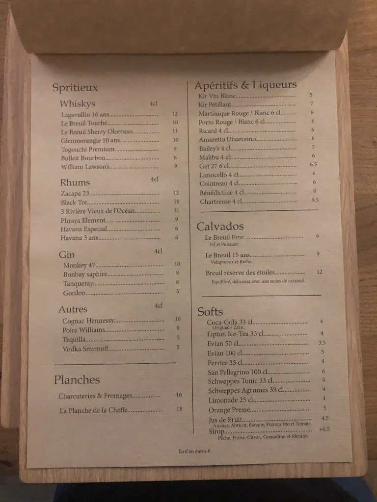 Menu_Françoise Restaurant_Eu_image_4