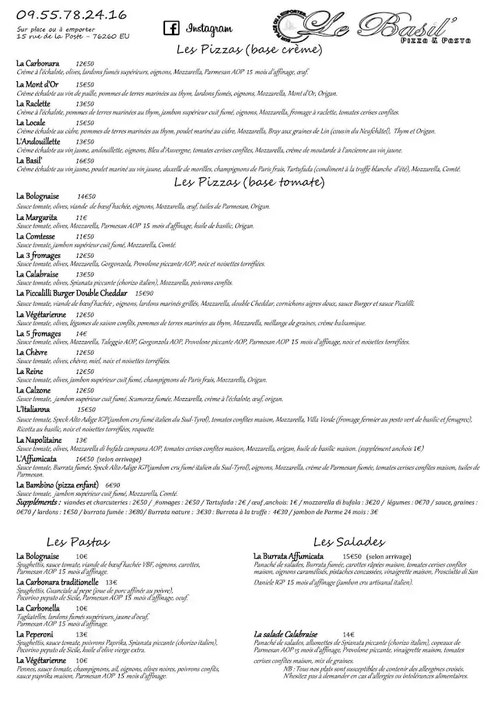 Menu_Le Basil_Eu_image_1