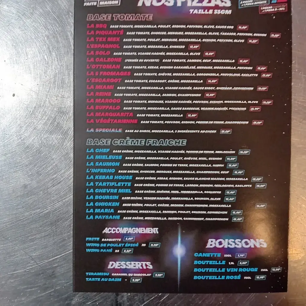 Menu_Pizza Land _Saint-Romain-de-Colbosc_image_2