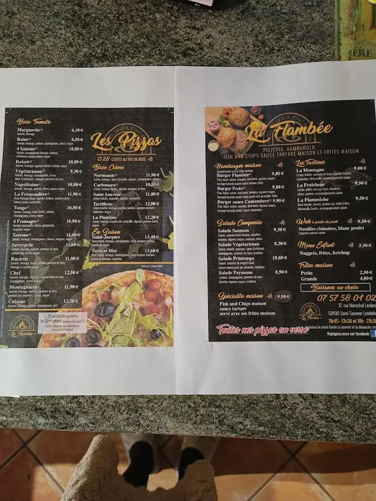 Menu_La Flambee_Saint-Sauveur-Villages_image_1