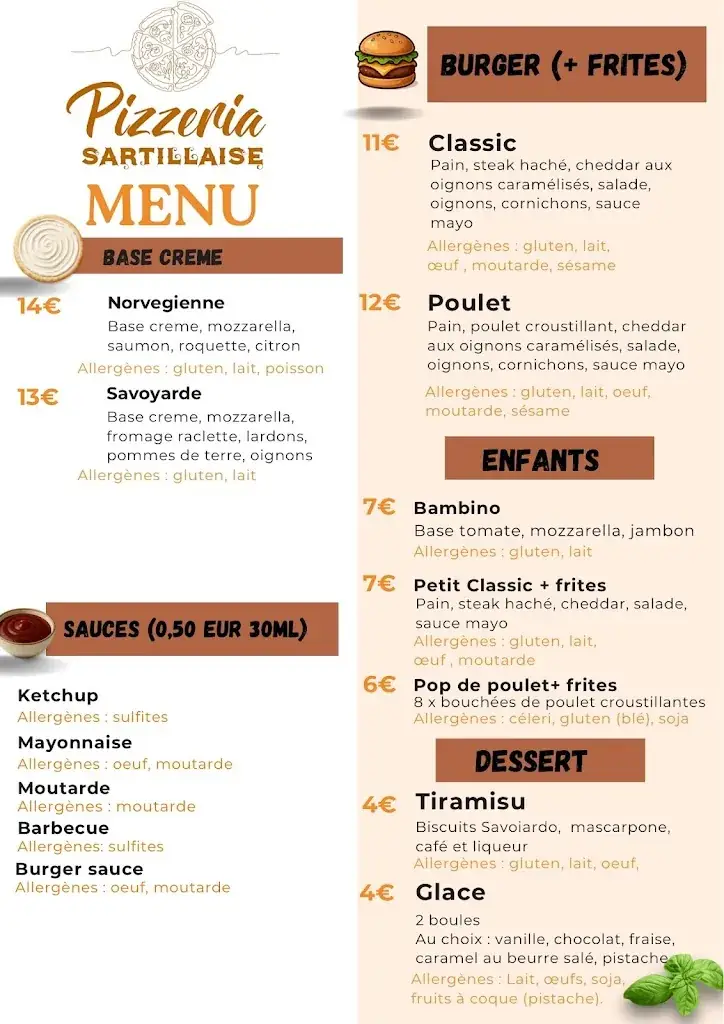 Menu_Pizzeria Sartillaise_Sartilly-Baie-Bocage_image_1