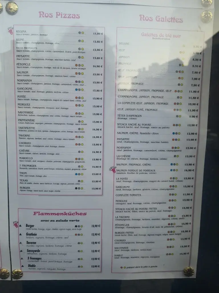 Menu_Au Normandy_Sées_image_2