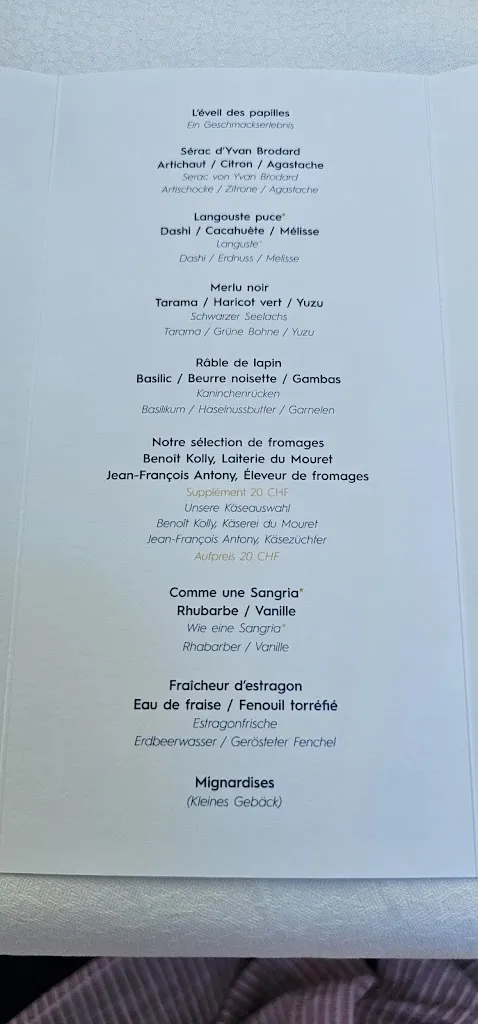 Menu_Restaurant des Trois Tours_Bourguillon_immagine_1