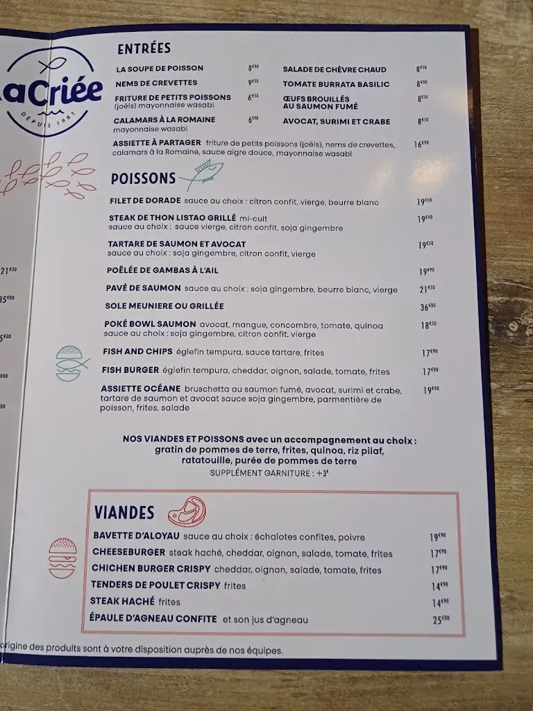 Menu_La Criée Grigny_Grigny_image_3