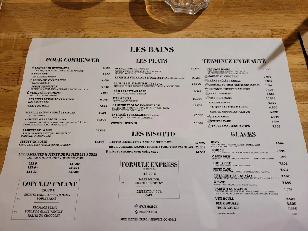 Menu_Restaurant Les Bains_Saint-Valery-en-Caux_immagine_1