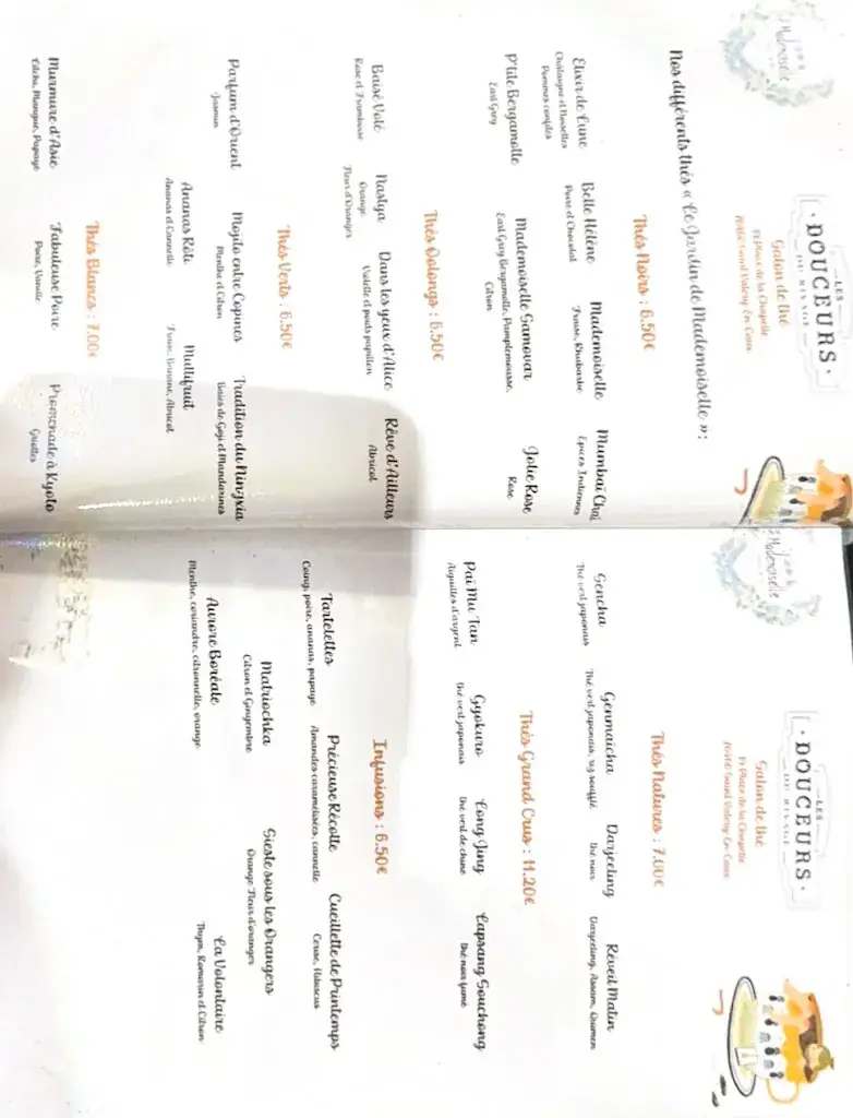 Menu_Les Douceurs du Rivage_Saint-Valery-en-Caux_image_2