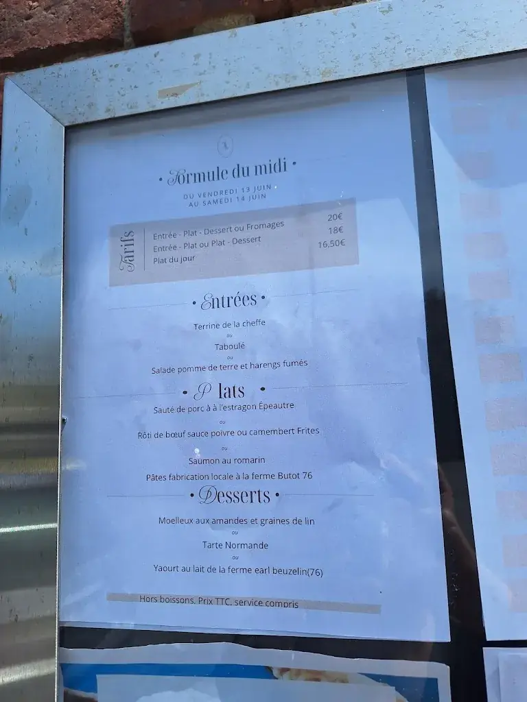 Menu_La Valé Normande_Sotteville-sur-Mer_image_1