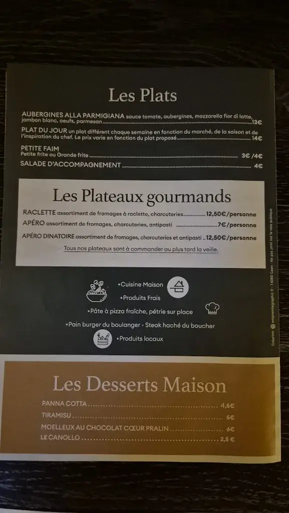 Menu_La Pulcinella_Thaon_image_1