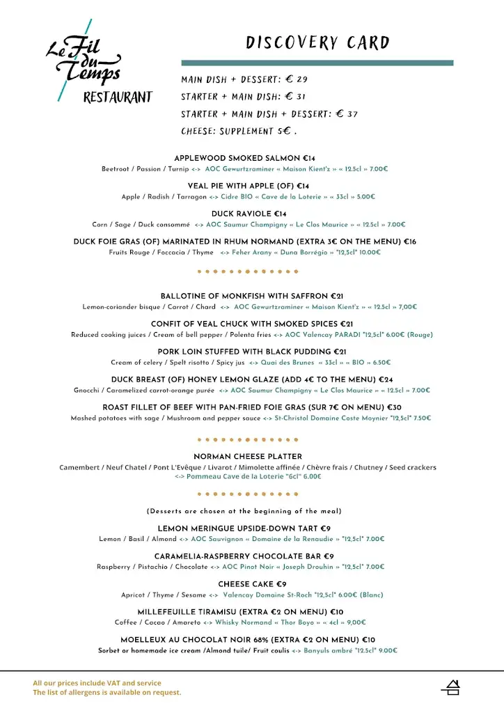 Menu_Restaurant Le Fil Du Temps_Thury-Harcourt-le-Hom_image_3