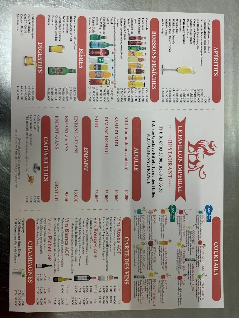 Menu_LE PAVILLON_Grigny_image_1