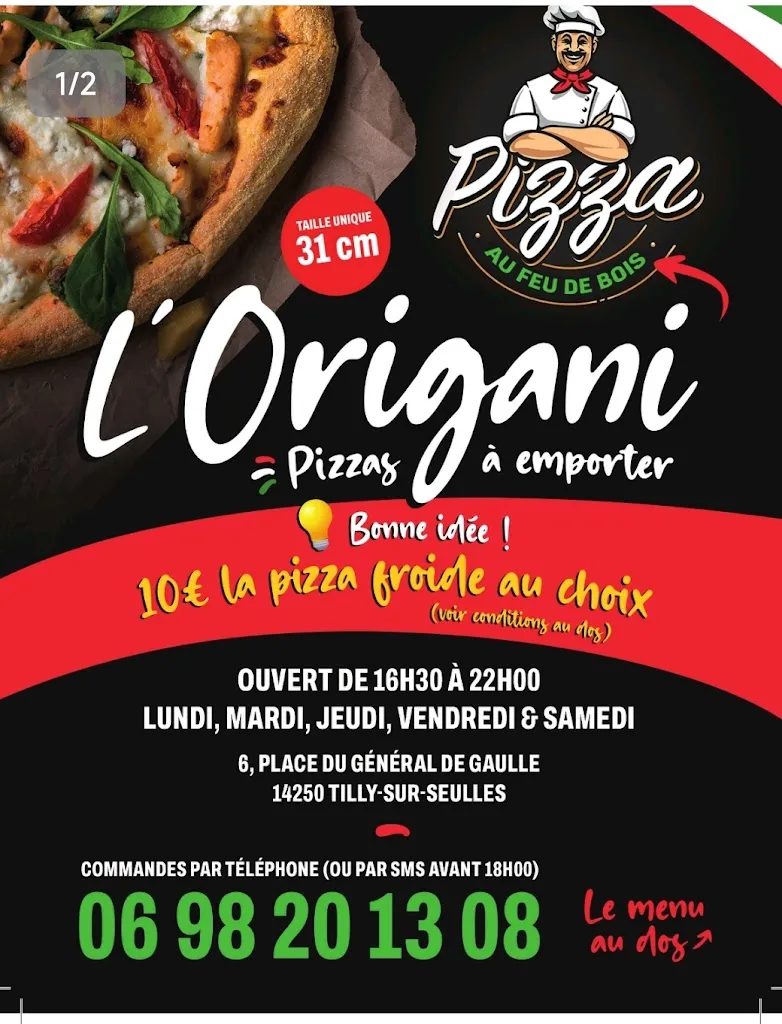 Menu_L'ORIGANI PIZZA_Tilly-sur-Seulles_image_2