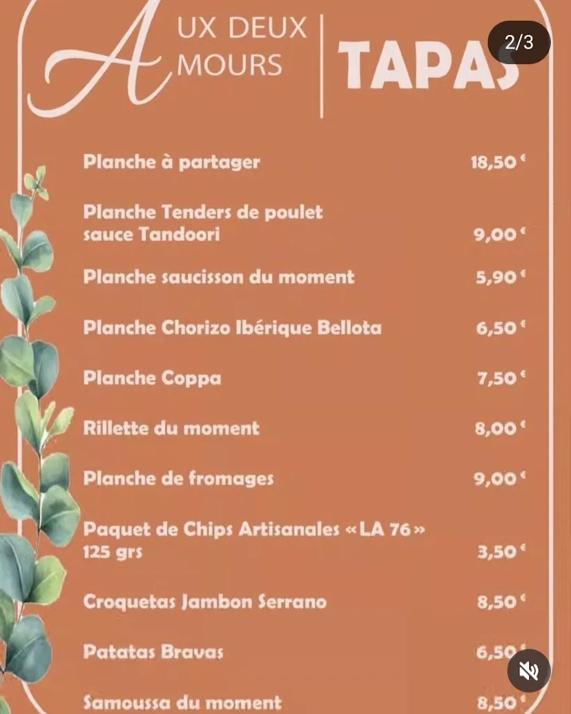 Menu_Aux Deux Amours_Thiberville_image_2