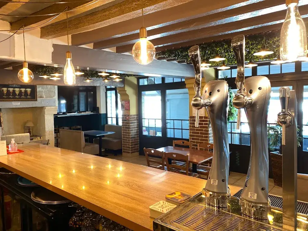 The Golden Lion restaurant in Thiberville