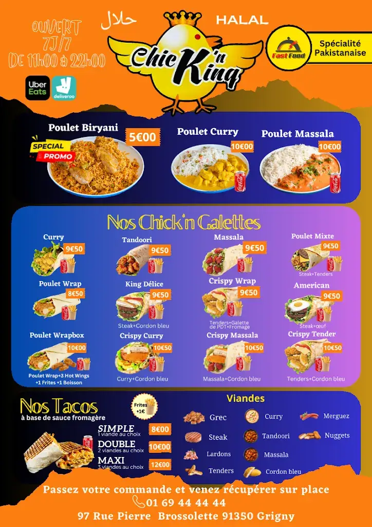 Menu_Chick'n King_Grigny_image_2