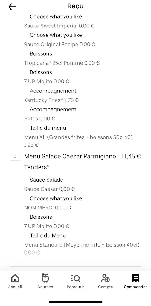 Menu_KFC GRIGNY_Grigny_immagine_1