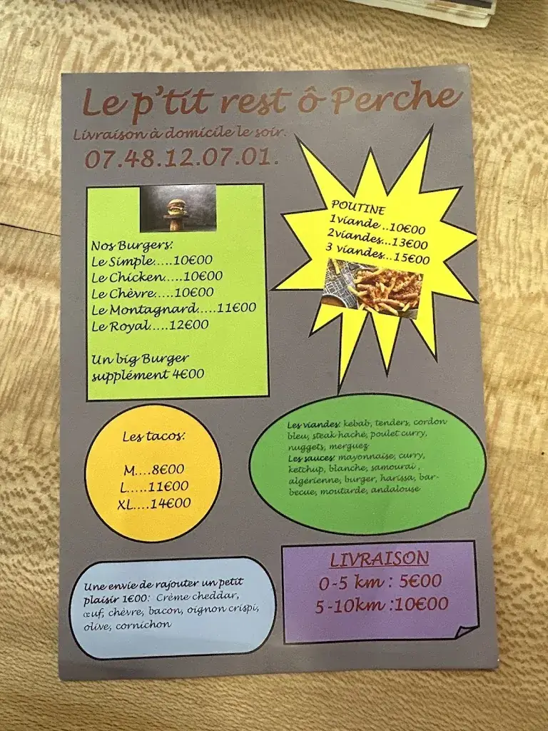 Menu_Le p'tit rest'ô Perche_Perche_image_4