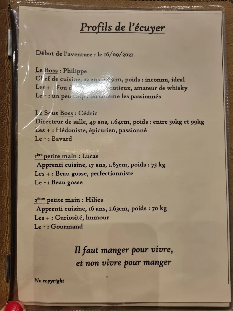 Menu_L'Ecuyer Touques_Touques_image_4