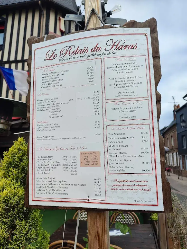 Menu_Le Relais Du Haras_Touques_image_1
