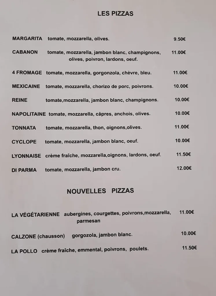 Menu_Le Cabanon Plage_Grigny-sur-Rhône_image_4