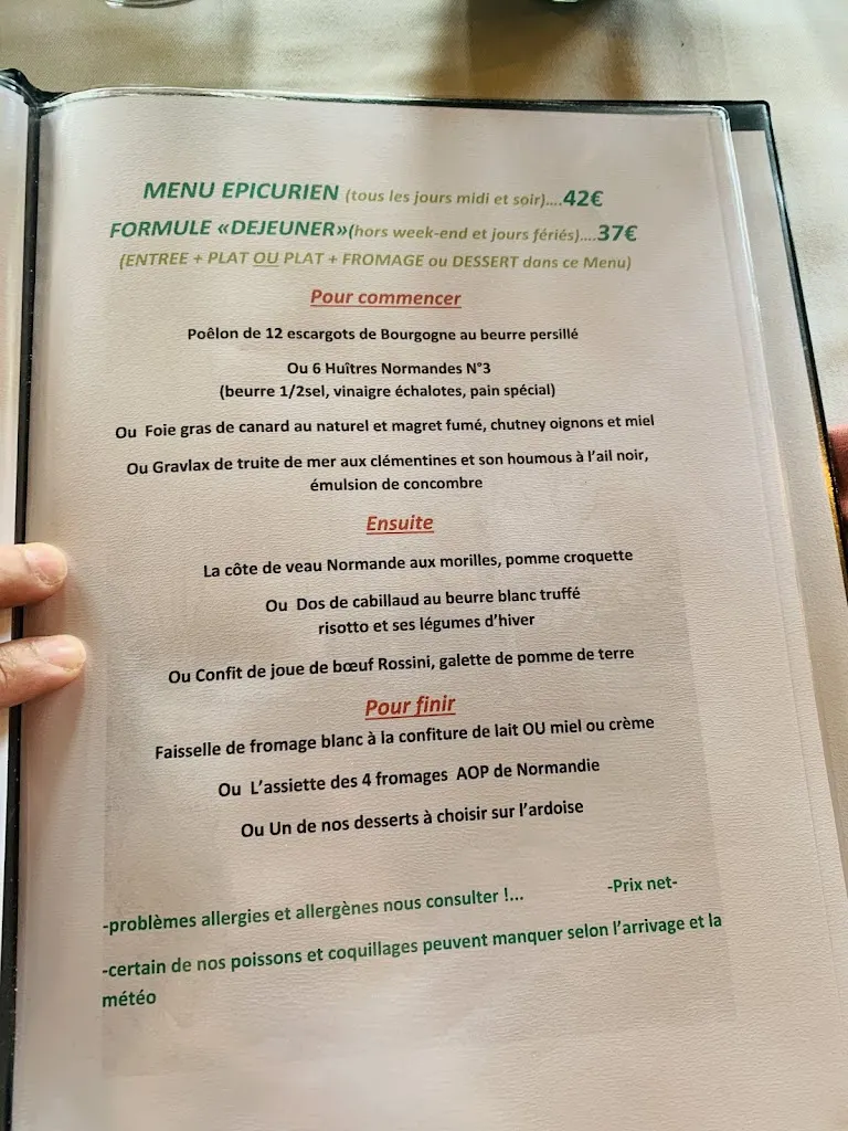 Menu_Auberge de la Touques_Pont-l'Évêque_image_2