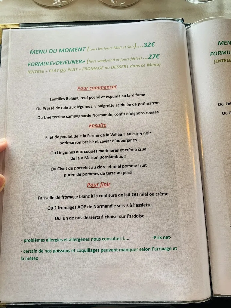 Menu_Auberge de la Touques_Pont-l'Évêque_image_4