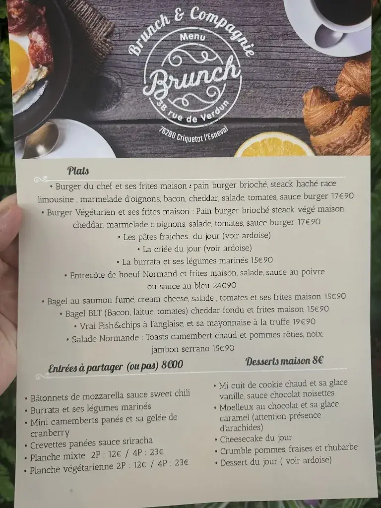 Menu_Brunch et Compagnie_Criquetot-l'Esneval_immagine_1