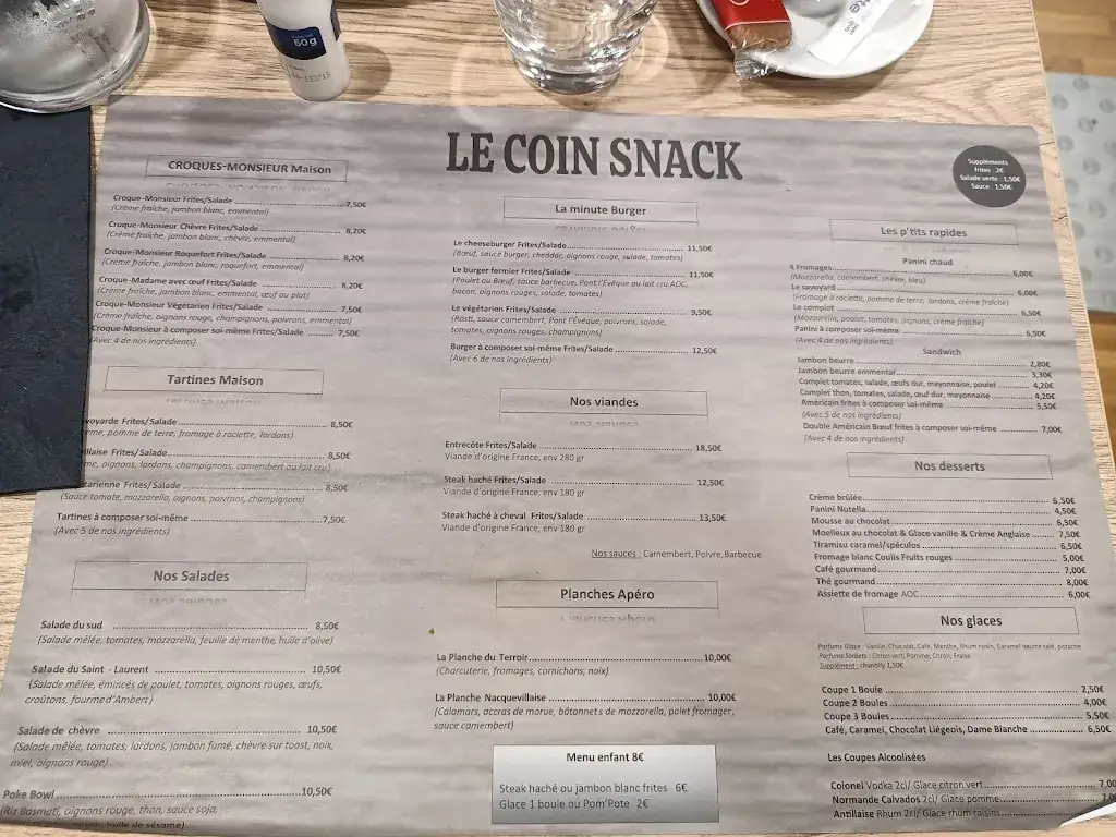 Menu_Le Saint Laurent_Hague_image_1