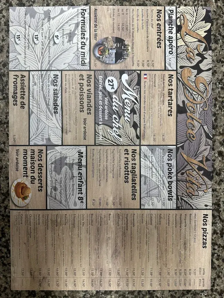 Menu_La Dolce Vita_Valognes_image_1