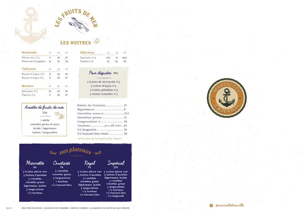 Menu_Marinette - Trouville-sur-Mer_Trouville-sur-Mer_image_2